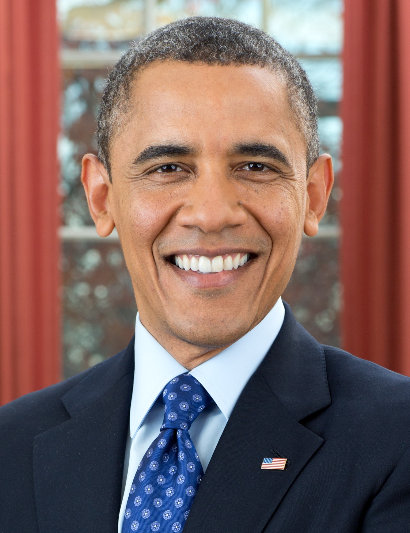 Portrait of Barack Obama