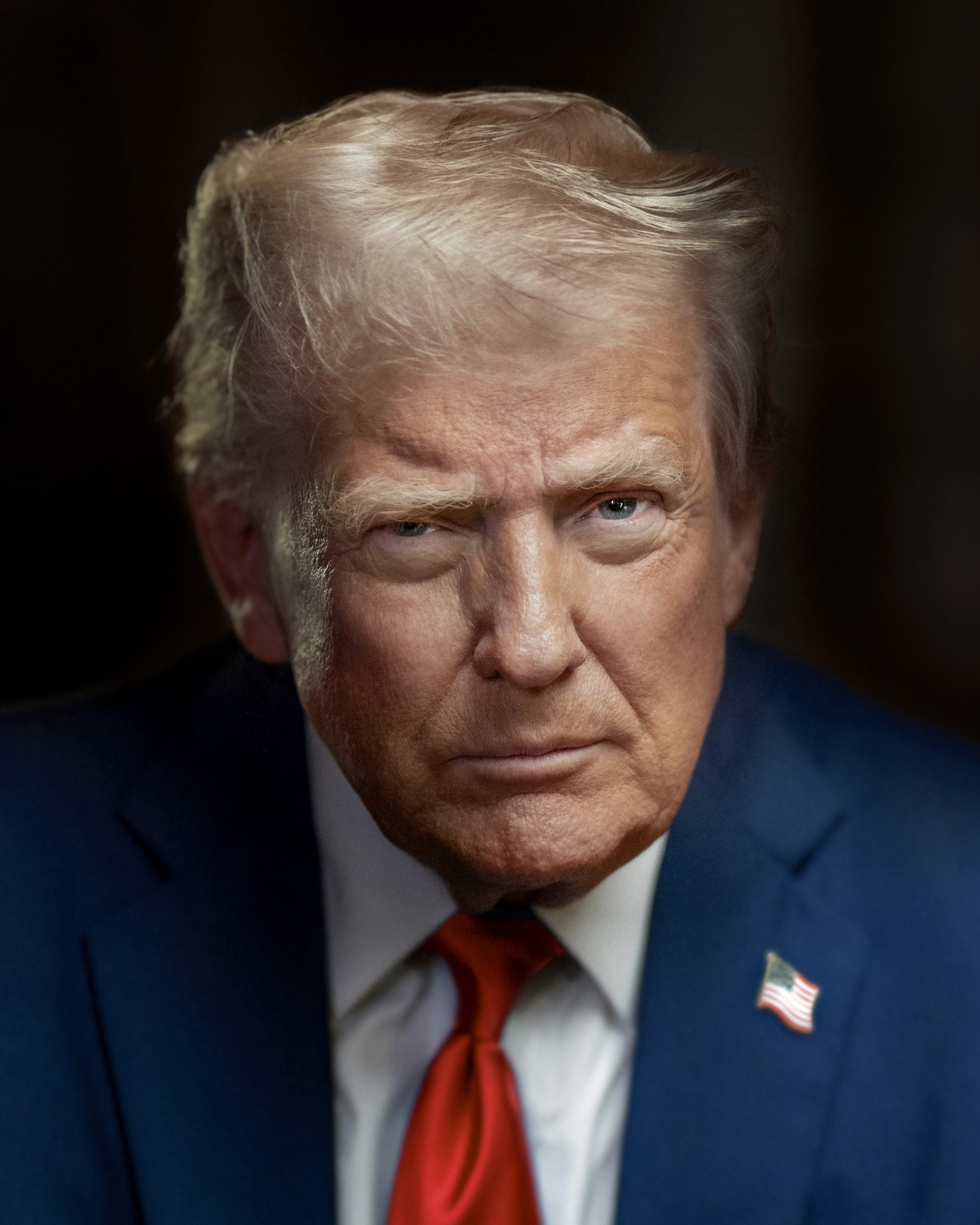 Portrait of Donald Trump