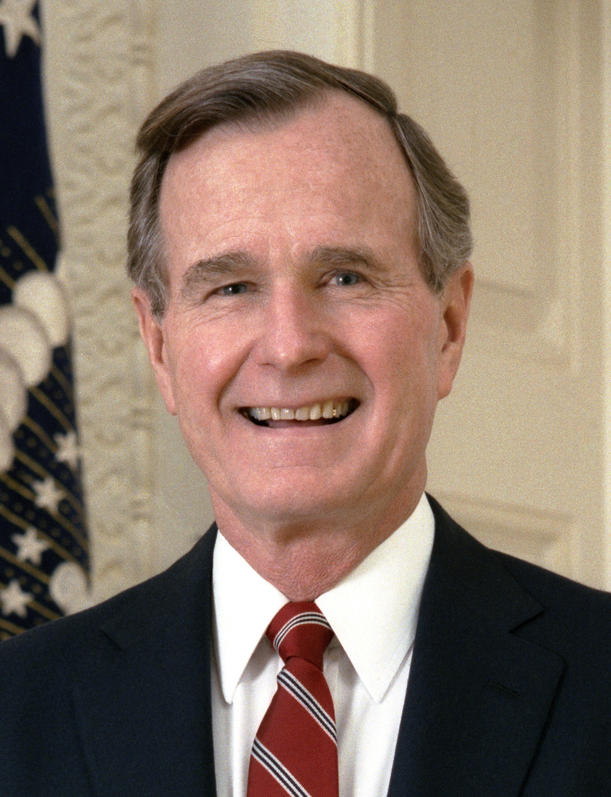 Portrait of George H. W. Bush